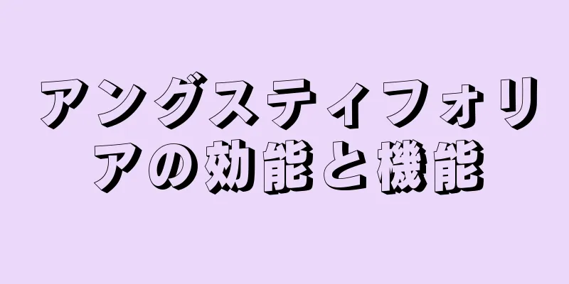 アングスティフォリアの効能と機能