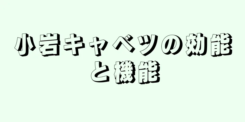 小岩キャベツの効能と機能