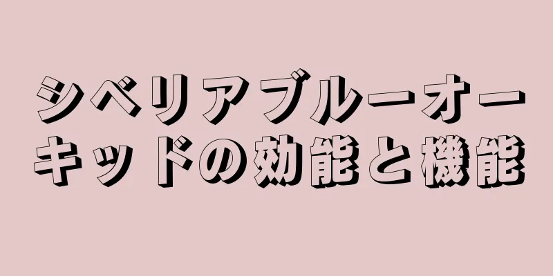 シベリアブルーオーキッドの効能と機能