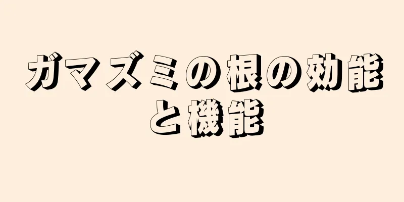 ガマズミの根の効能と機能