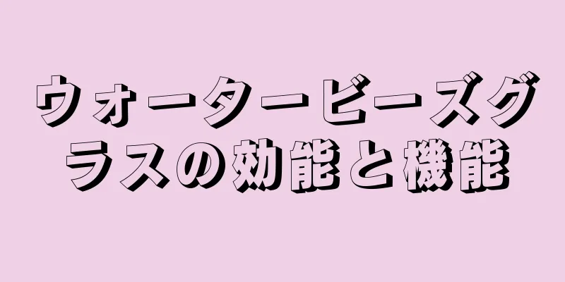 ウォータービーズグラスの効能と機能