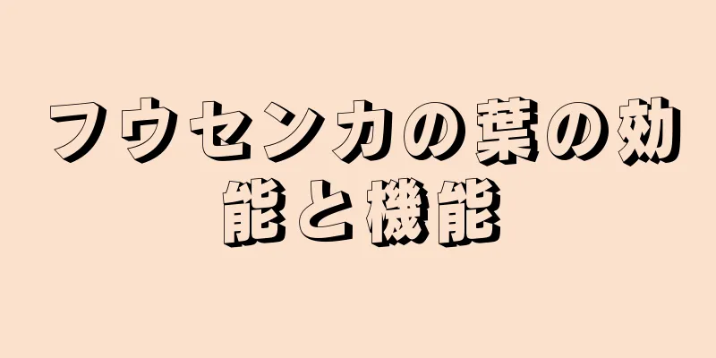 フウセンカの葉の効能と機能