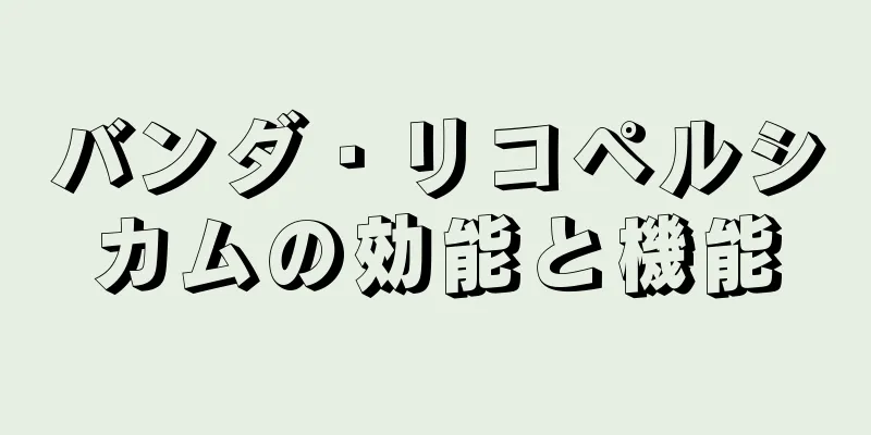 バンダ・リコペルシカムの効能と機能