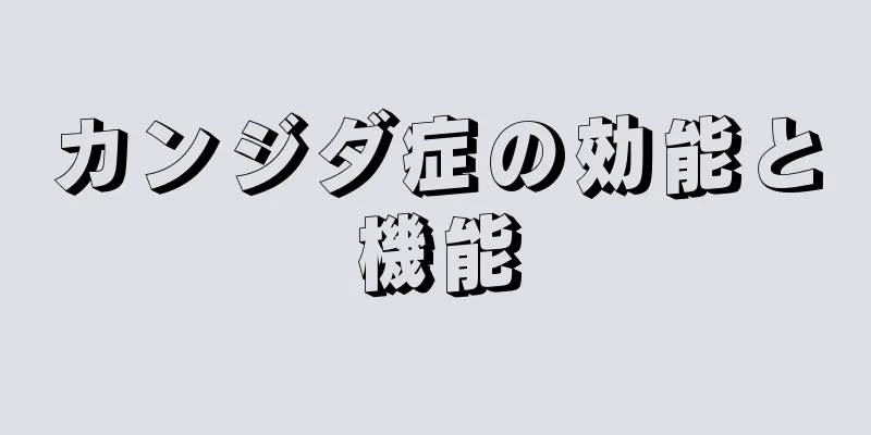 カンジダ症の効能と機能