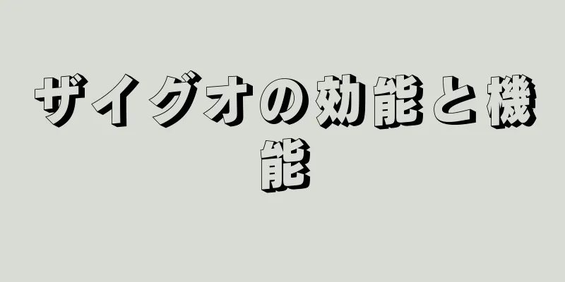 ザイグオの効能と機能