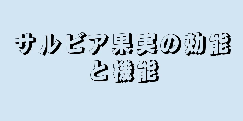 サルビア果実の効能と機能