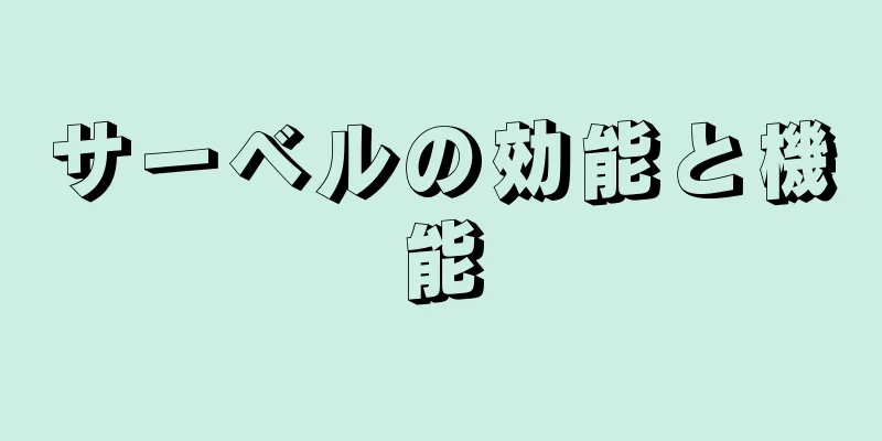 サーベルの効能と機能