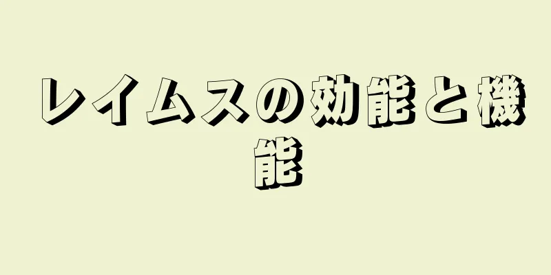レイムスの効能と機能