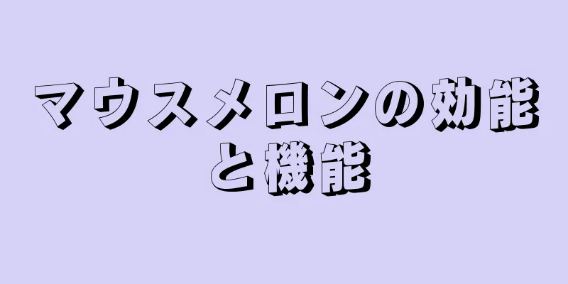 マウスメロンの効能と機能