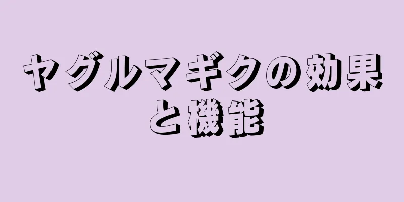 ヤグルマギクの効果と機能