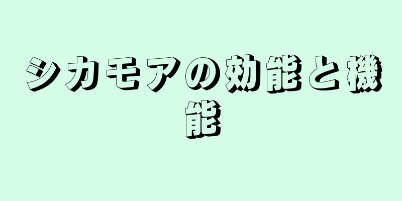 シカモアの効能と機能