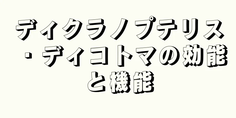 ディクラノプテリス・ディコトマの効能と機能