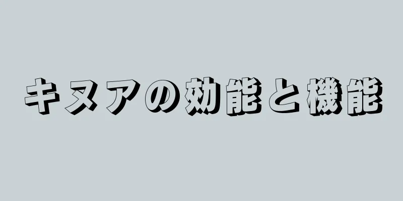 キヌアの効能と機能