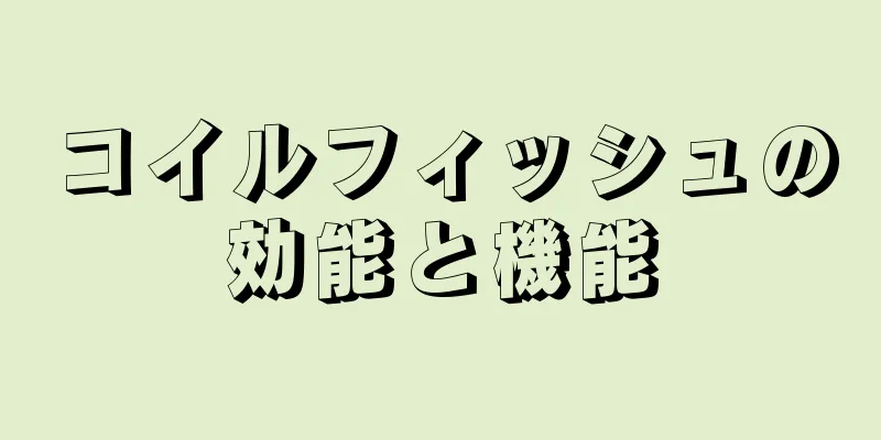 コイルフィッシュの効能と機能