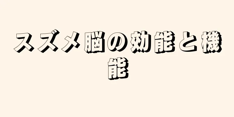 スズメ脳の効能と機能