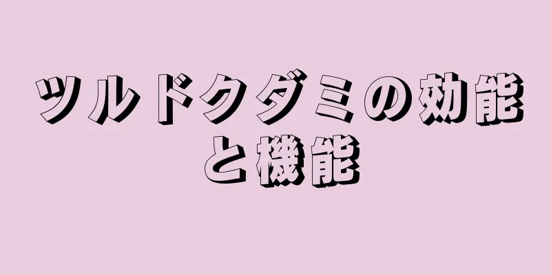 ツルドクダミの効能と機能