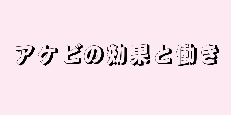 アケビの効果と働き