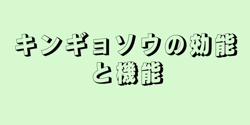 キンギョソウの効能と機能