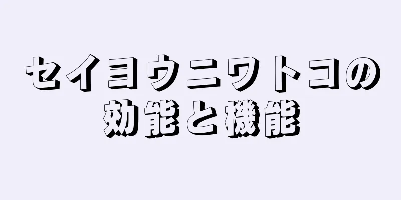 セイヨウニワトコの効能と機能