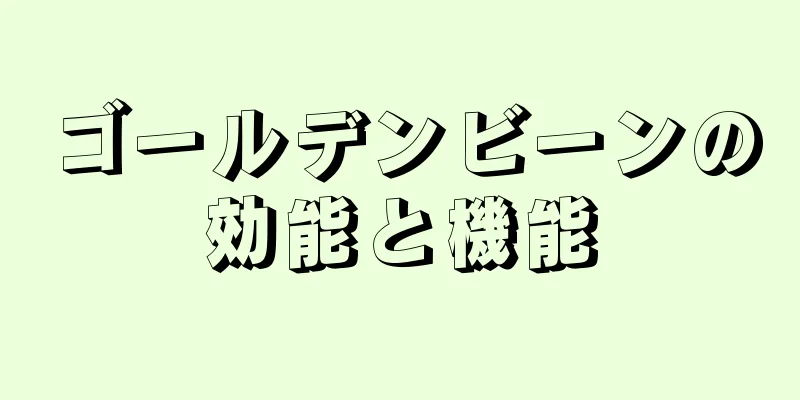 ゴールデンビーンの効能と機能