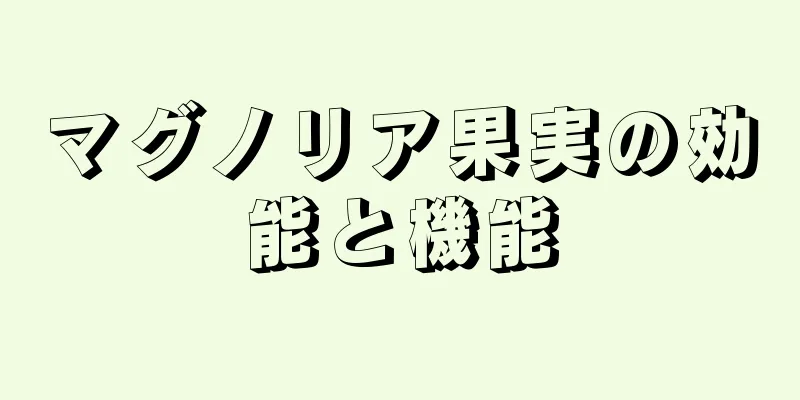マグノリア果実の効能と機能