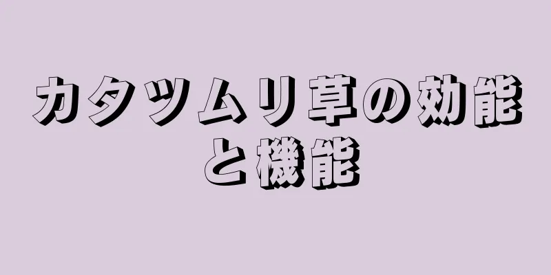 カタツムリ草の効能と機能