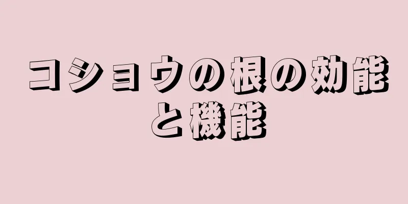 コショウの根の効能と機能