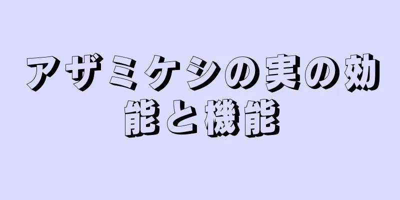 アザミケシの実の効能と機能