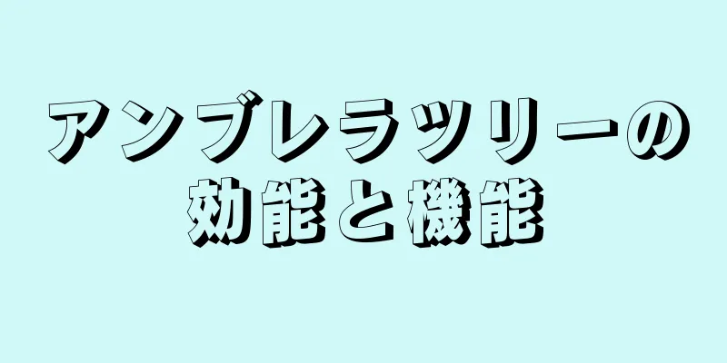 アンブレラツリーの効能と機能