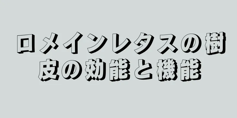 ロメインレタスの樹皮の効能と機能