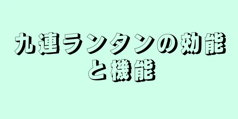 九連ランタンの効能と機能