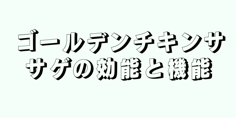ゴールデンチキンササゲの効能と機能