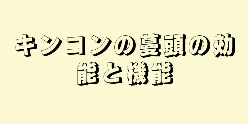 キンコンの蔓頭の効能と機能