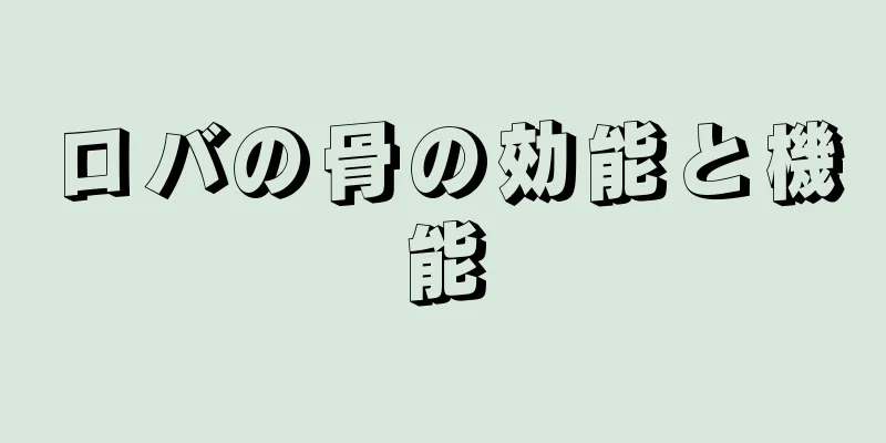 ロバの骨の効能と機能