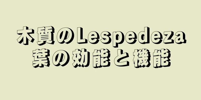 木質のLespedeza葉の効能と機能
