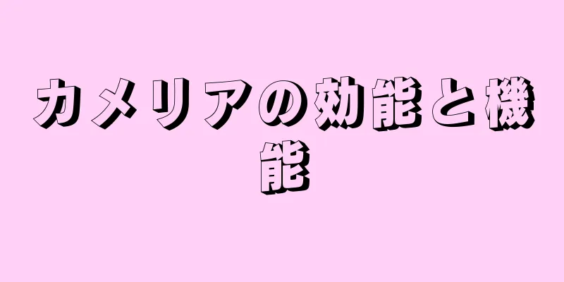 カメリアの効能と機能