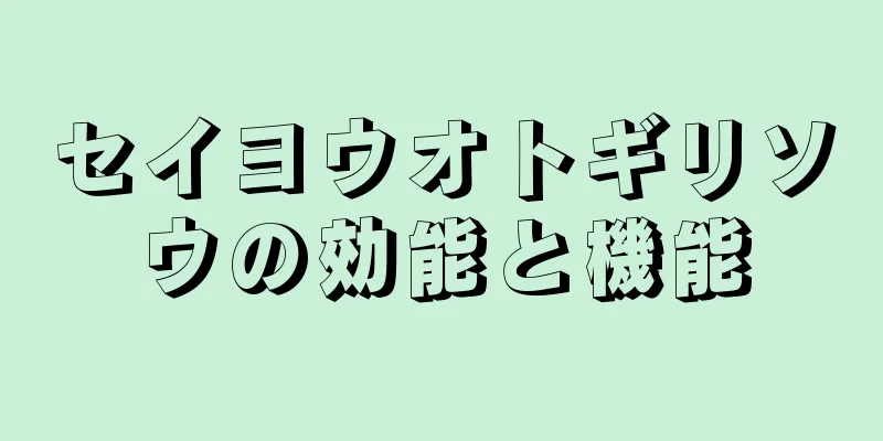 セイヨウオトギリソウの効能と機能