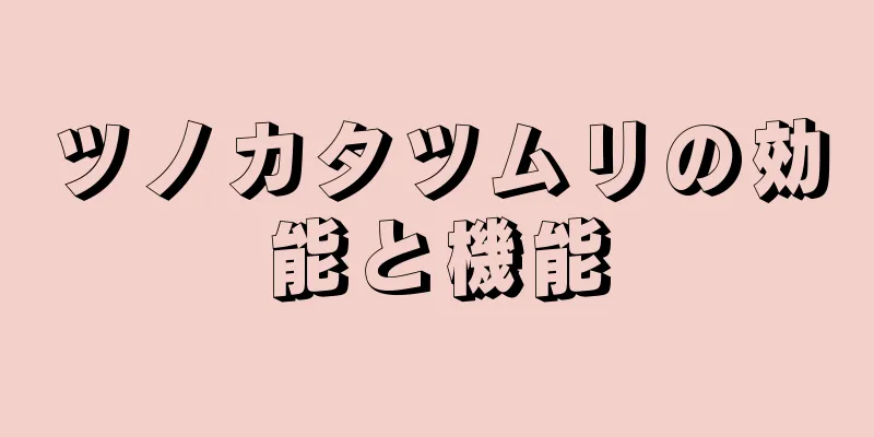 ツノカタツムリの効能と機能