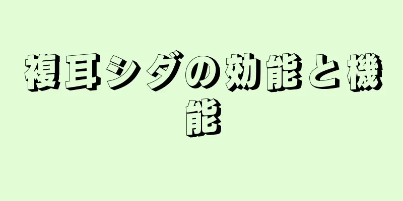複耳シダの効能と機能