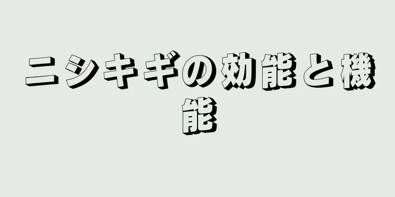 ニシキギの効能と機能