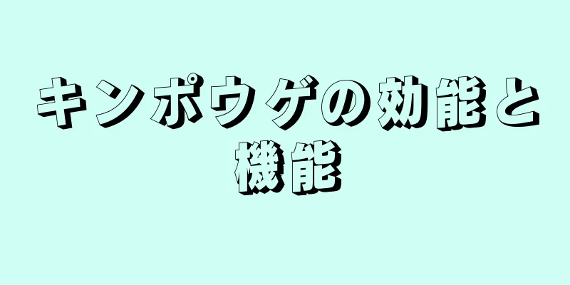キンポウゲの効能と機能
