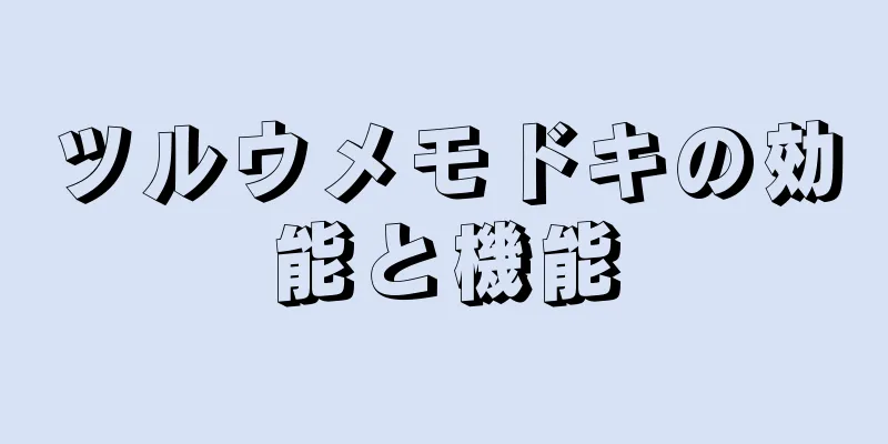 ツルウメモドキの効能と機能