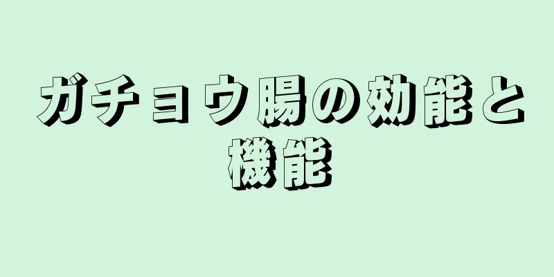 ガチョウ腸の効能と機能