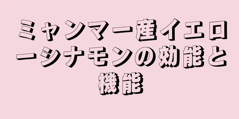 ミャンマー産イエローシナモンの効能と機能