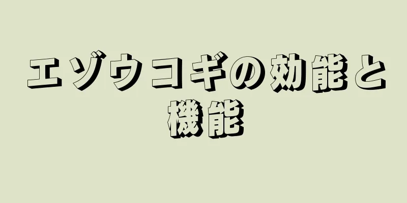 エゾウコギの効能と機能