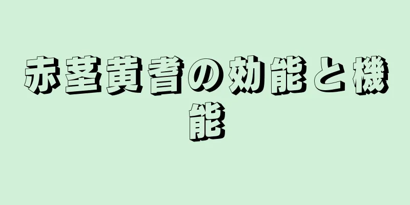 赤茎黄耆の効能と機能