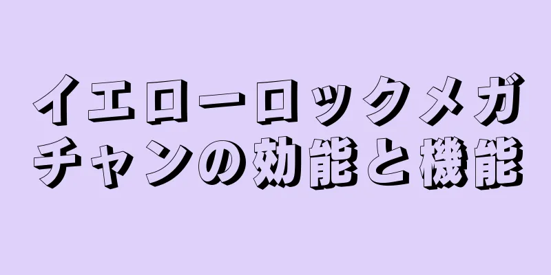 イエローロックメガチャンの効能と機能