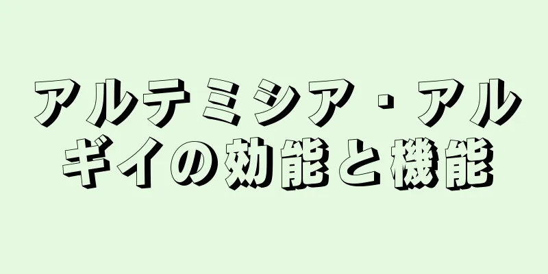 アルテミシア・アルギイの効能と機能