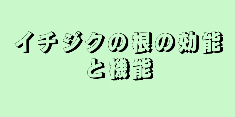 イチジクの根の効能と機能