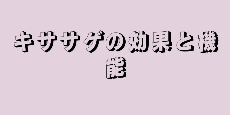 キササゲの効果と機能